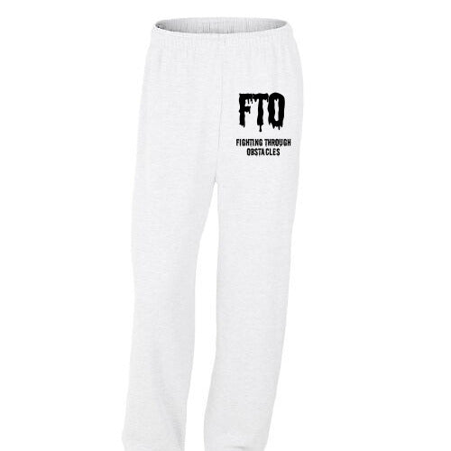 FTO Sweatpants (White/Black)