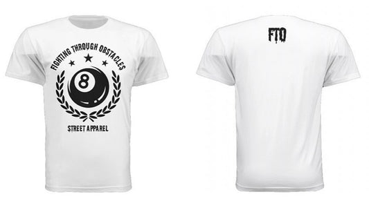 FTO 8 Ball T-Shirt (White/Black)